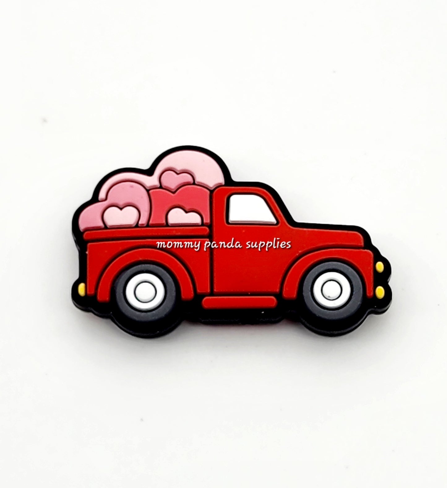 Valentine Truck filled with Hearts and Love Focal Bead